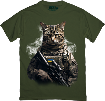  - Military Cat in Olive