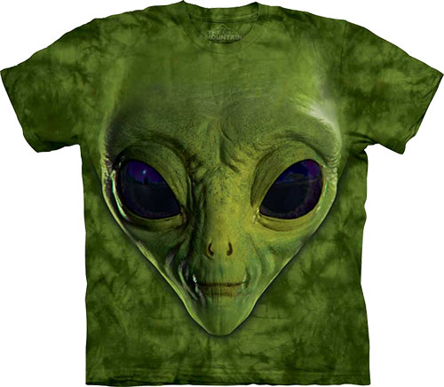  The Mountain - Green Alien Face