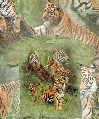  The Mountain - Wild Tiger Collage
