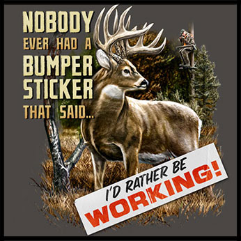  Buck Wear - Bumper Sticker Deer