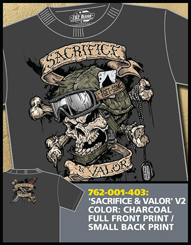  7.62 Design - Sacrifice and Valor V2 - Charcoal