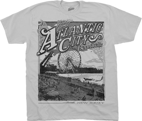  Liquid Blue - Been There - Athletic T-Shirt - Atlantic City
