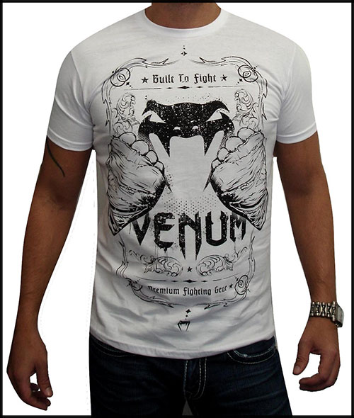 Venum -  - Built 2 Strike - Tshirt Ice - Creative Line