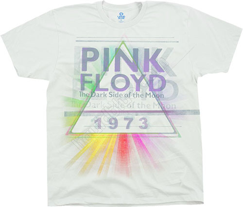  Liquid Blue - Pink Floyd - Athletic T-Shirt - Dark Side Mist