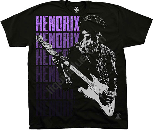  Liquid Blue - Hendrix Poster