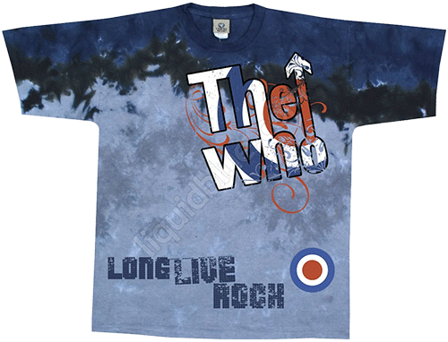  Liquid Blue - Be It Dead Or Alive - The Who Tie-Dye T-Shirt
