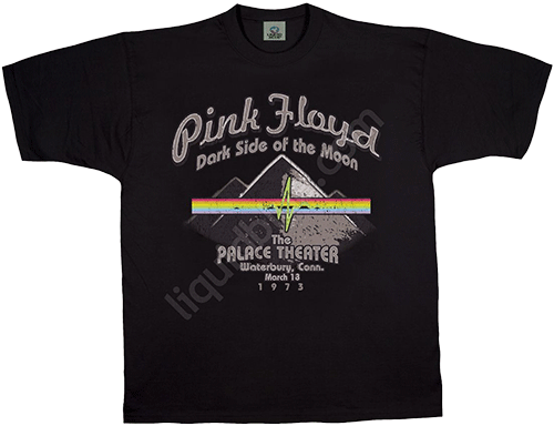  Liquid Blue - Palace Theater - Pink Floyd Black Athletic T-Shirt