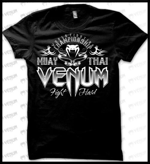 Venum -  - Muay Thai Champion - Tshirt - Black