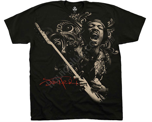  Liquid Blue - Jimi Hendrix - T-Shirt - Scream Freedom