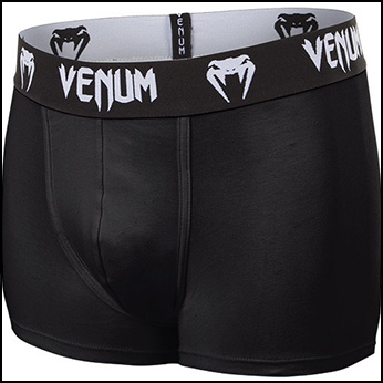 Venum -  - ELITE BOXER SHORTS - BLACK
